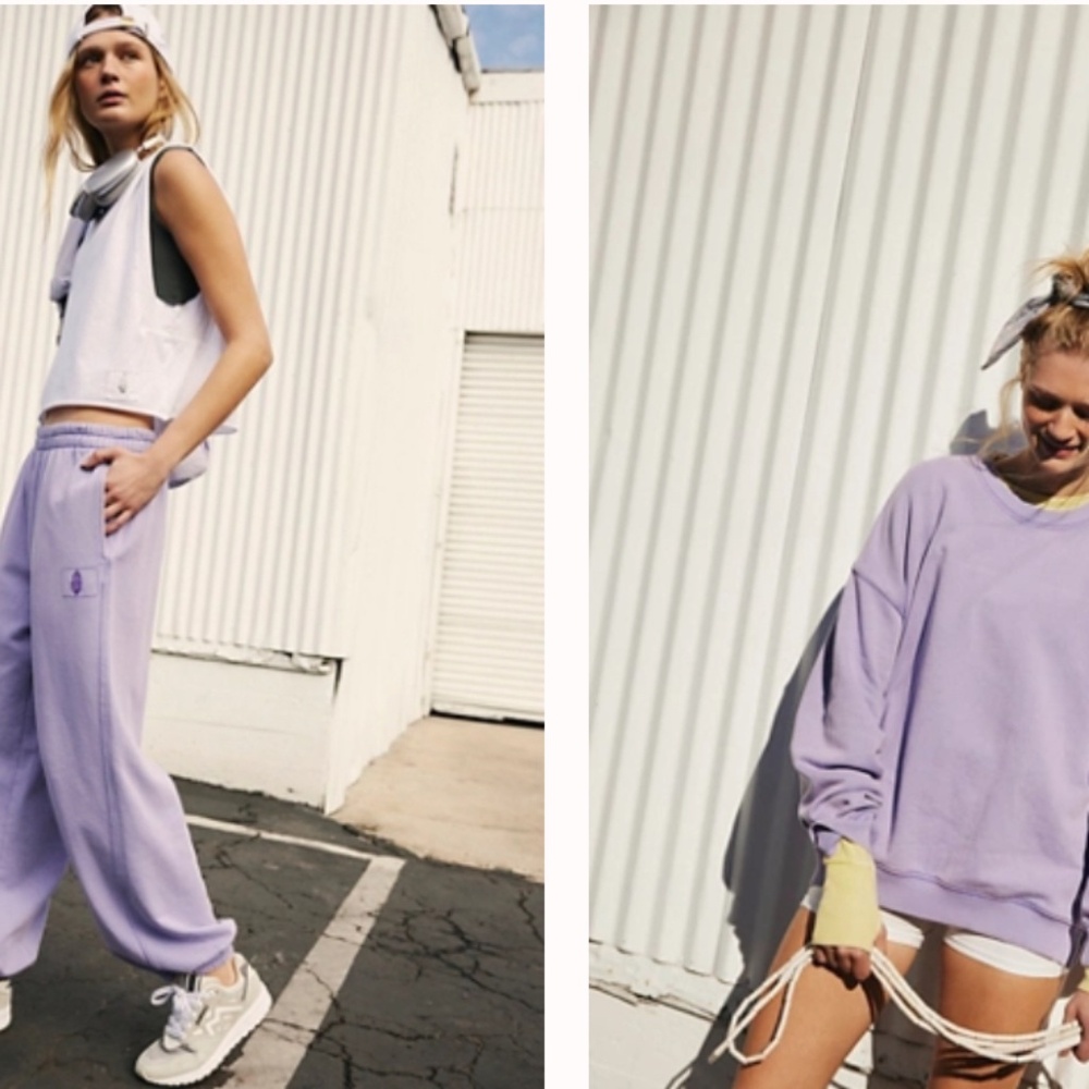 Free people movement all star sweat set